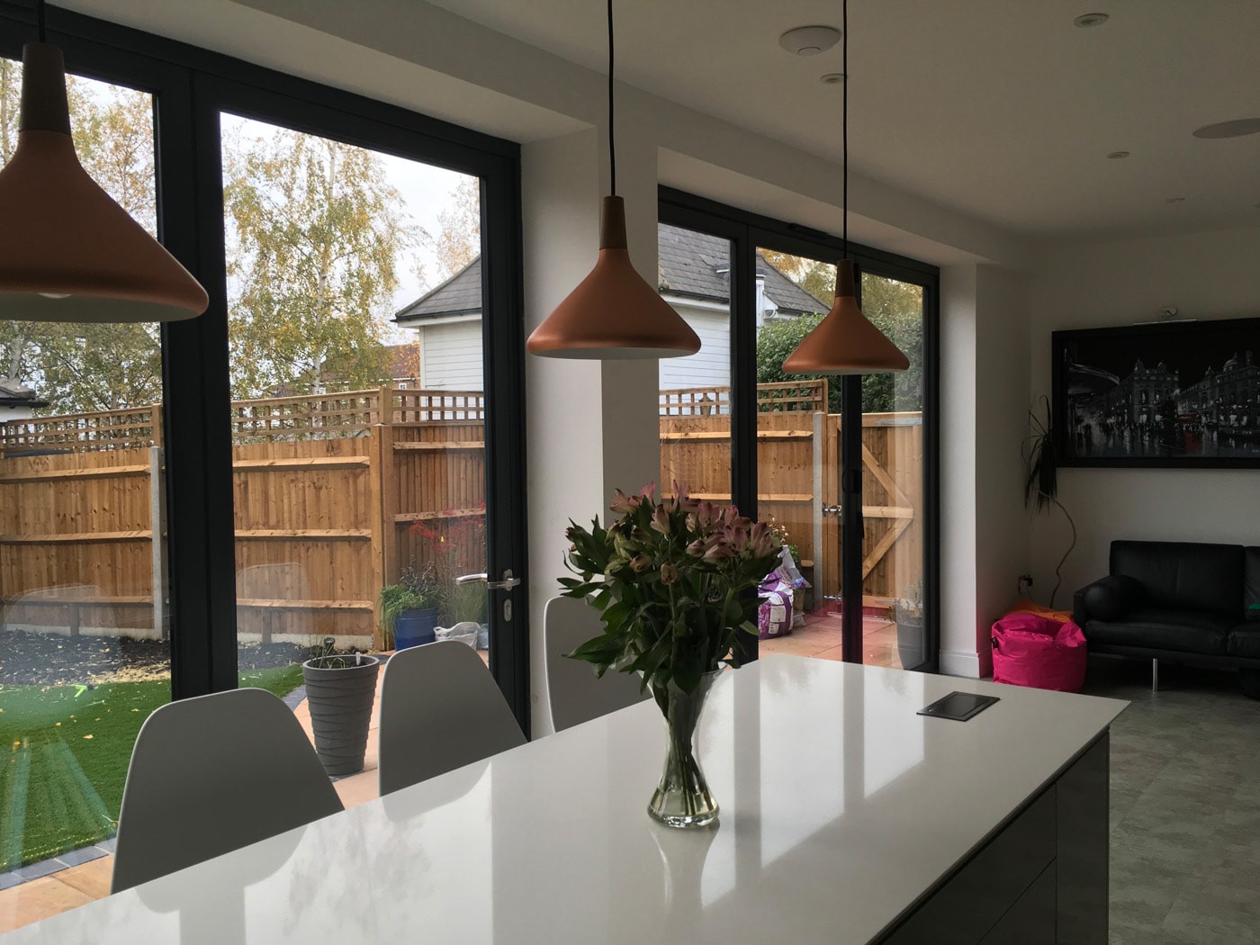 Origin bifolds for homes in Worcester Park - installations from Hamiltons